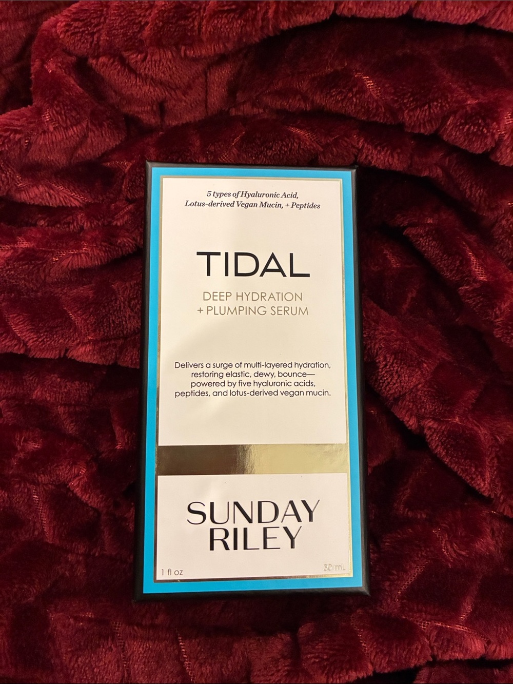 Sunday Riley TIDAL Hydration Serum full size 1 oz